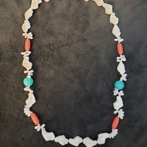 Vintage Miriam Haskell Ornate Plastic Necklace